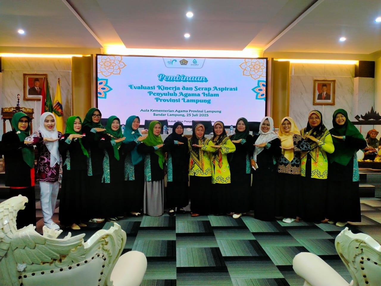 KUA Sekampung Udik Dukung Evaluasi Penyuluh se-Lampung