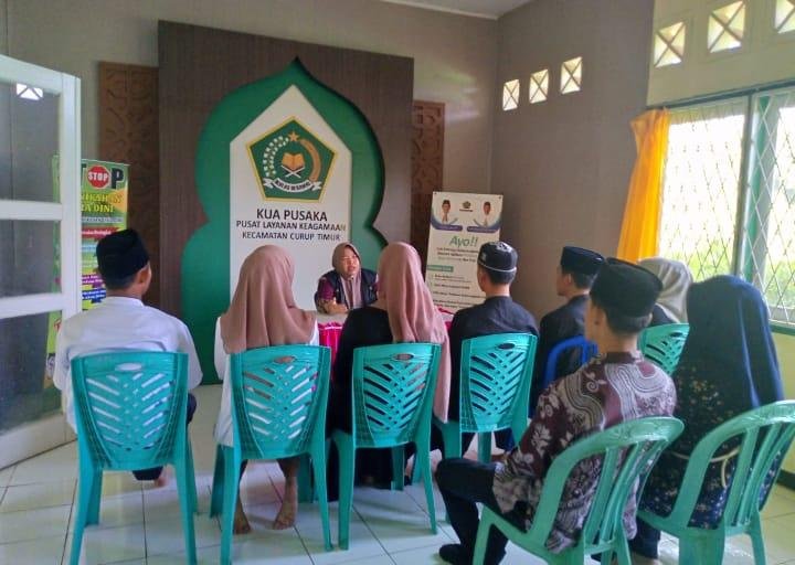 Langkah Awal Menuju Keluarga Sakinah, Catin KUA Curup Timur Ikuti Penasihatan dengan Antusias