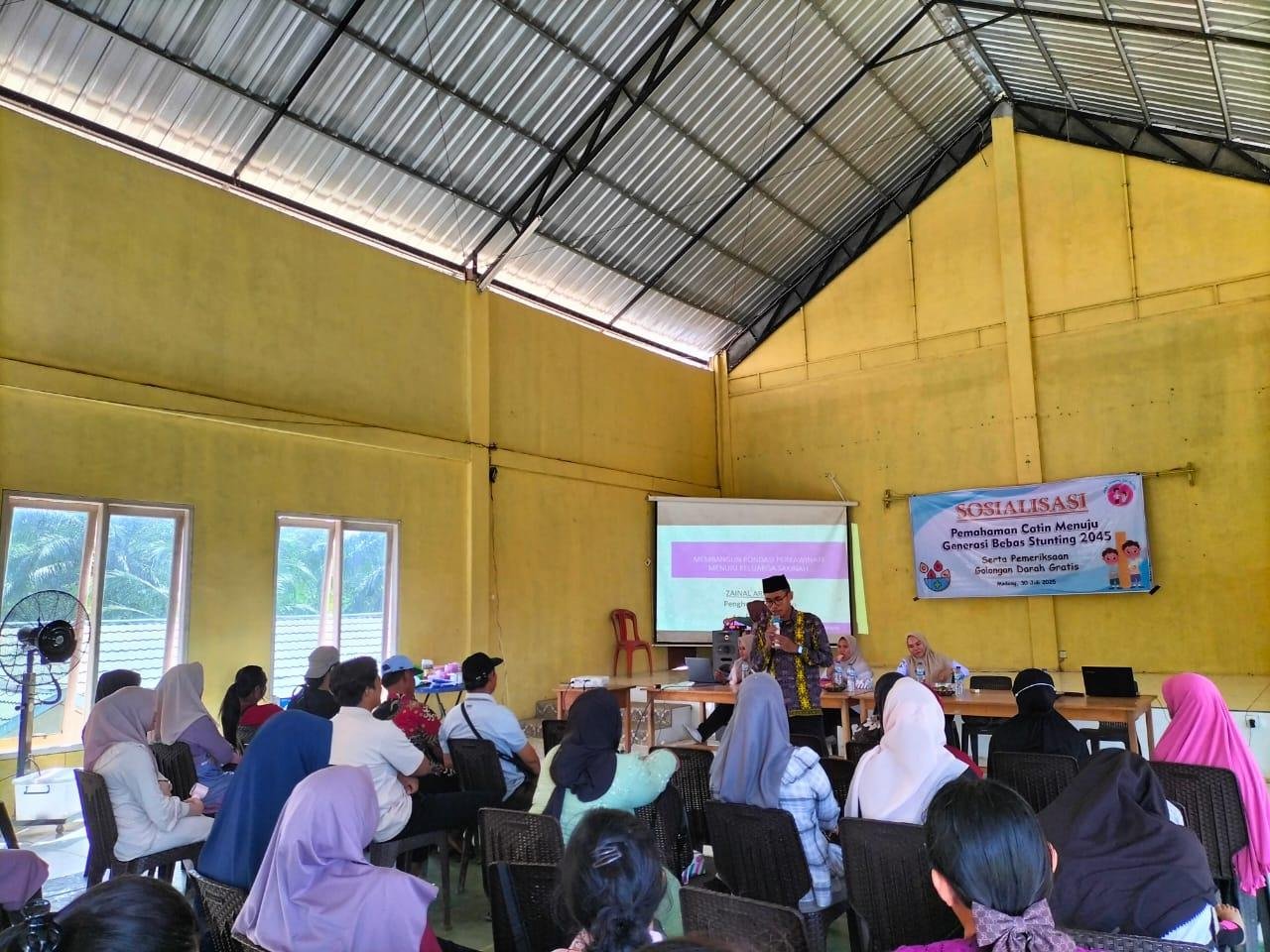 Sosialisasi Pemahaman Catin Menuju Generasi Bebas Stunting 2045