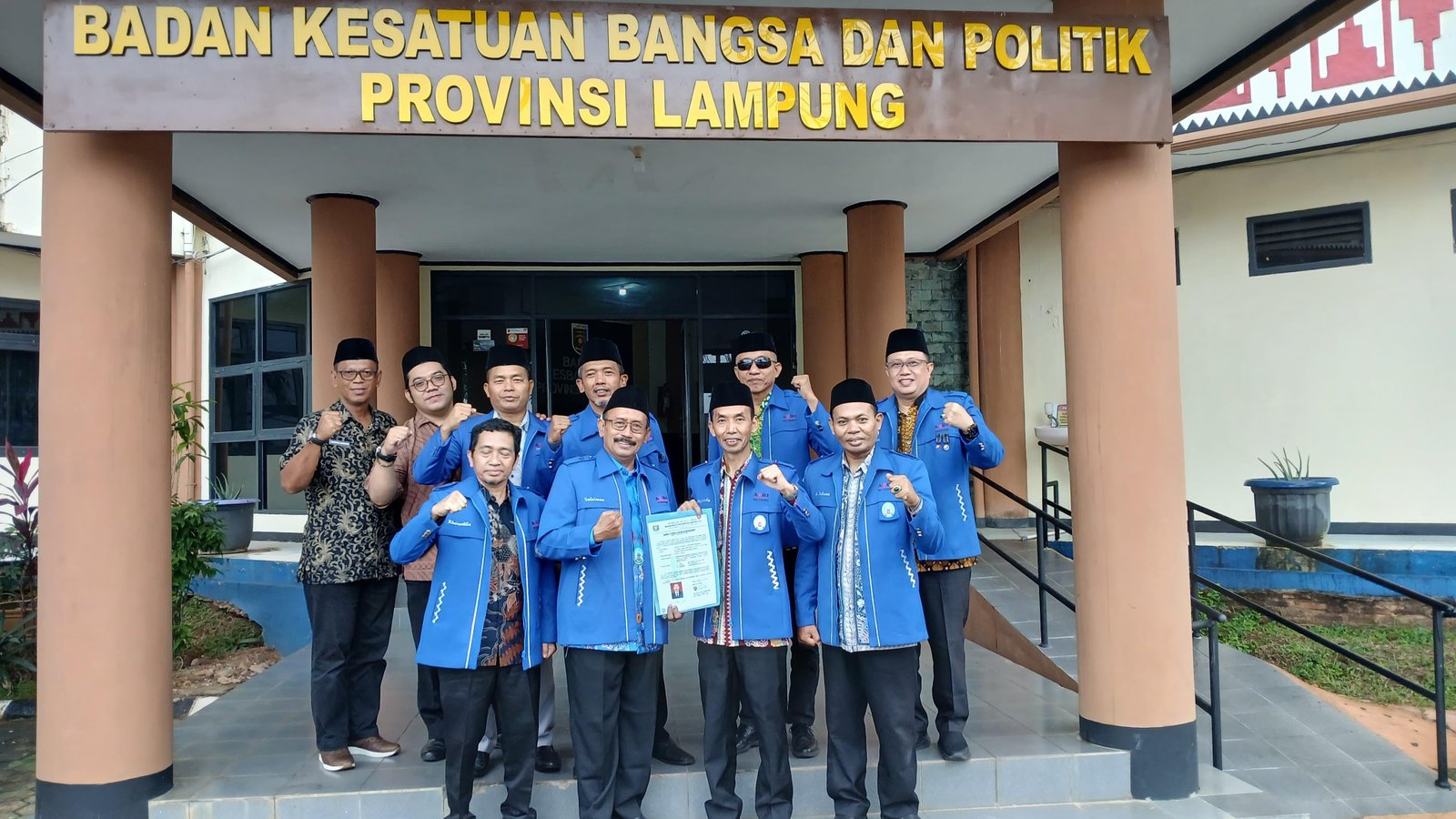 PW APRI Lampung Kantongi Tanda Lapor Resmi dari Kesbangpol