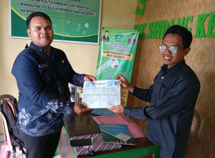 KUA Sindang Kelingi Terima Berkas