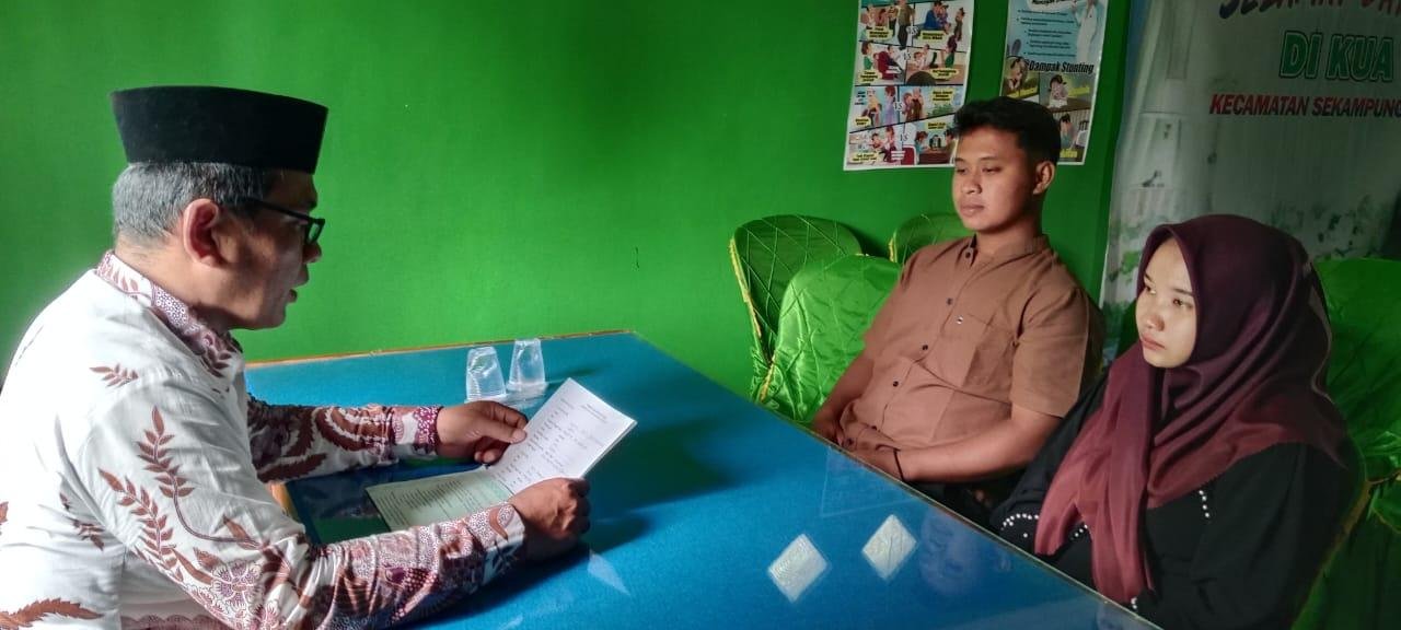 KUA Sekampung Udik Gelar Bimbingan Perkawinan, Fokus Pencegahan Stunting dan Bahaya Judi Online