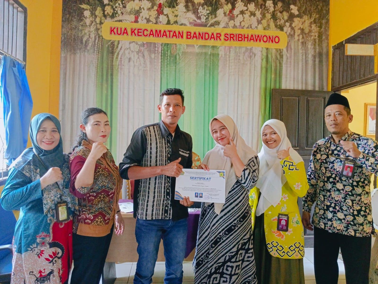 KUA Bandar Sribhawono Bekali Catin Ilmu Nikah dan Cegah Stunting