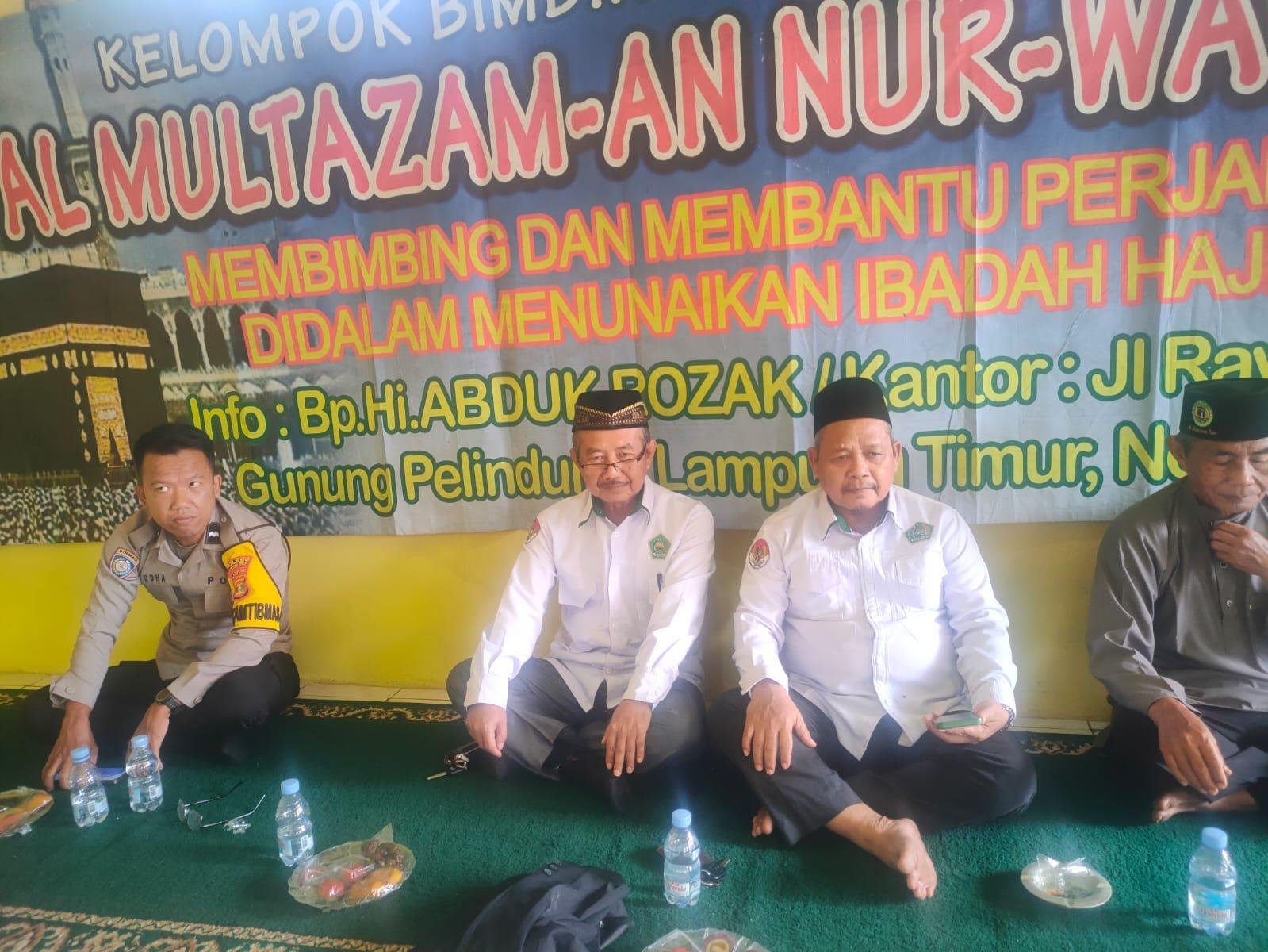 Kepala KUA Gunung Pelindung Hadiri Pembukaan Manasik Haji di KBIHU Al Multazam An-Nur