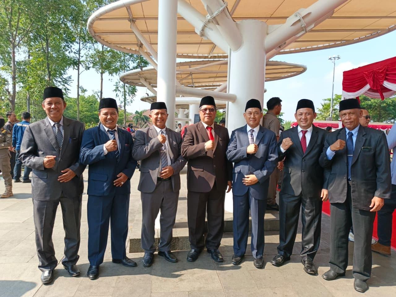 Kepala KUA se-Kota Cilegon Ikuti Upacara HUT RI ke-80 di Alun-alun Kota Cilegon