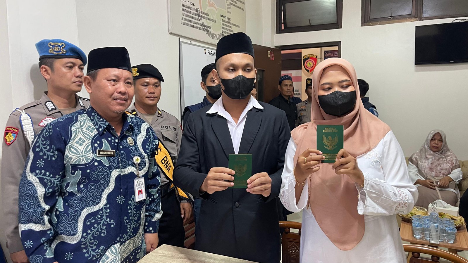 Akad Nikah di Polres Banjarnegara, Calon Mempelai Pria dalam Proses Tahanan