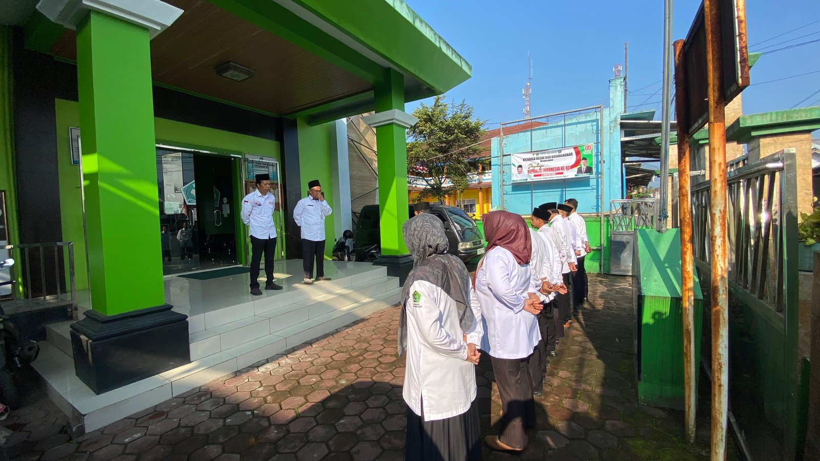 Pimpin Apel Pagi, Kepala KUA Karangkobar Tekankan Kondusifitas dan Dakwah Sejuk