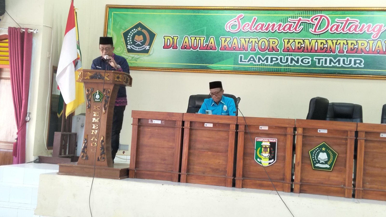Kepala Kemenag Lampung Timur Lepas H. Azkur Purnabakti, dan Para Petugas Haji 2025