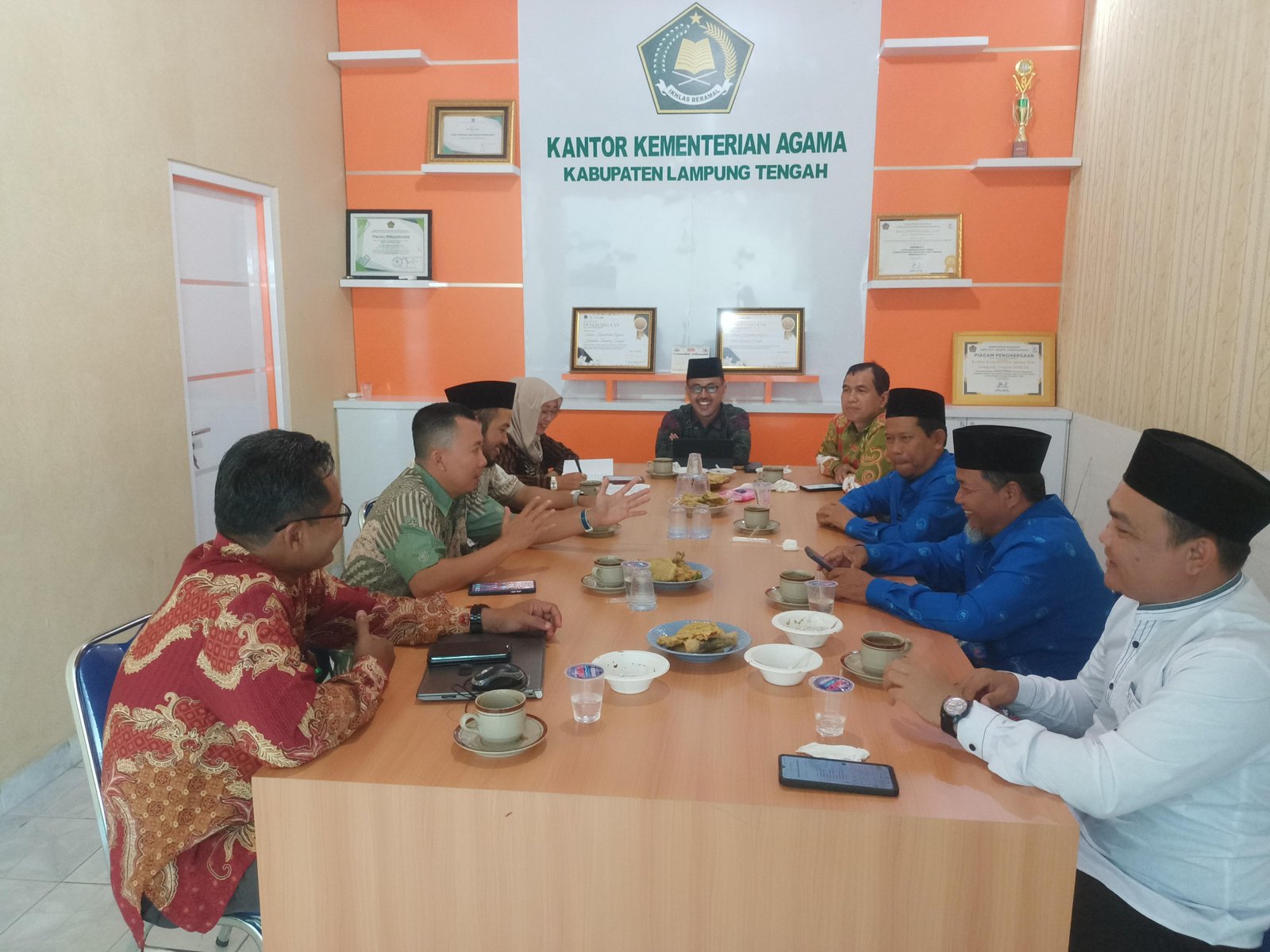 Ketua PC APRI Lampung Tengah Audiensi dengan Kemenag, Bahas Persiapan Pengukuhan Pengurus