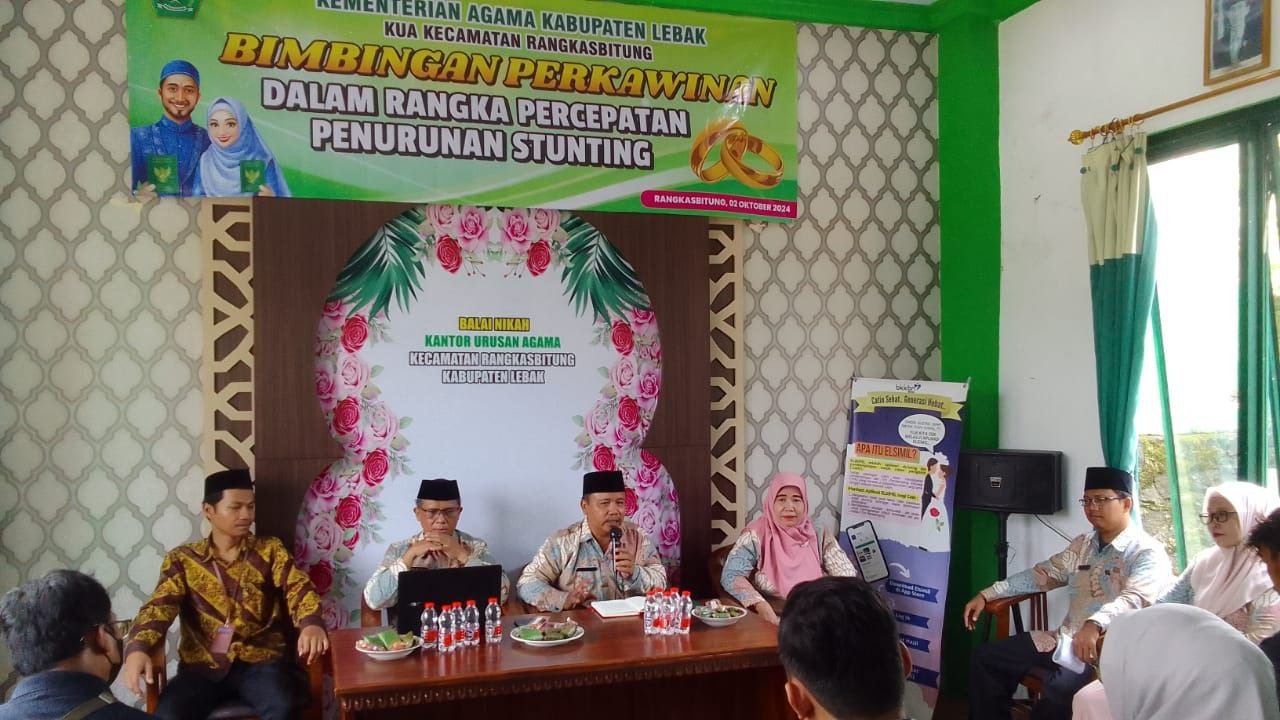 Bimbingan Perkawinan di KUA Rangkasbitung: Sinergi Bersama untuk Percepatan Penurunan Stunting