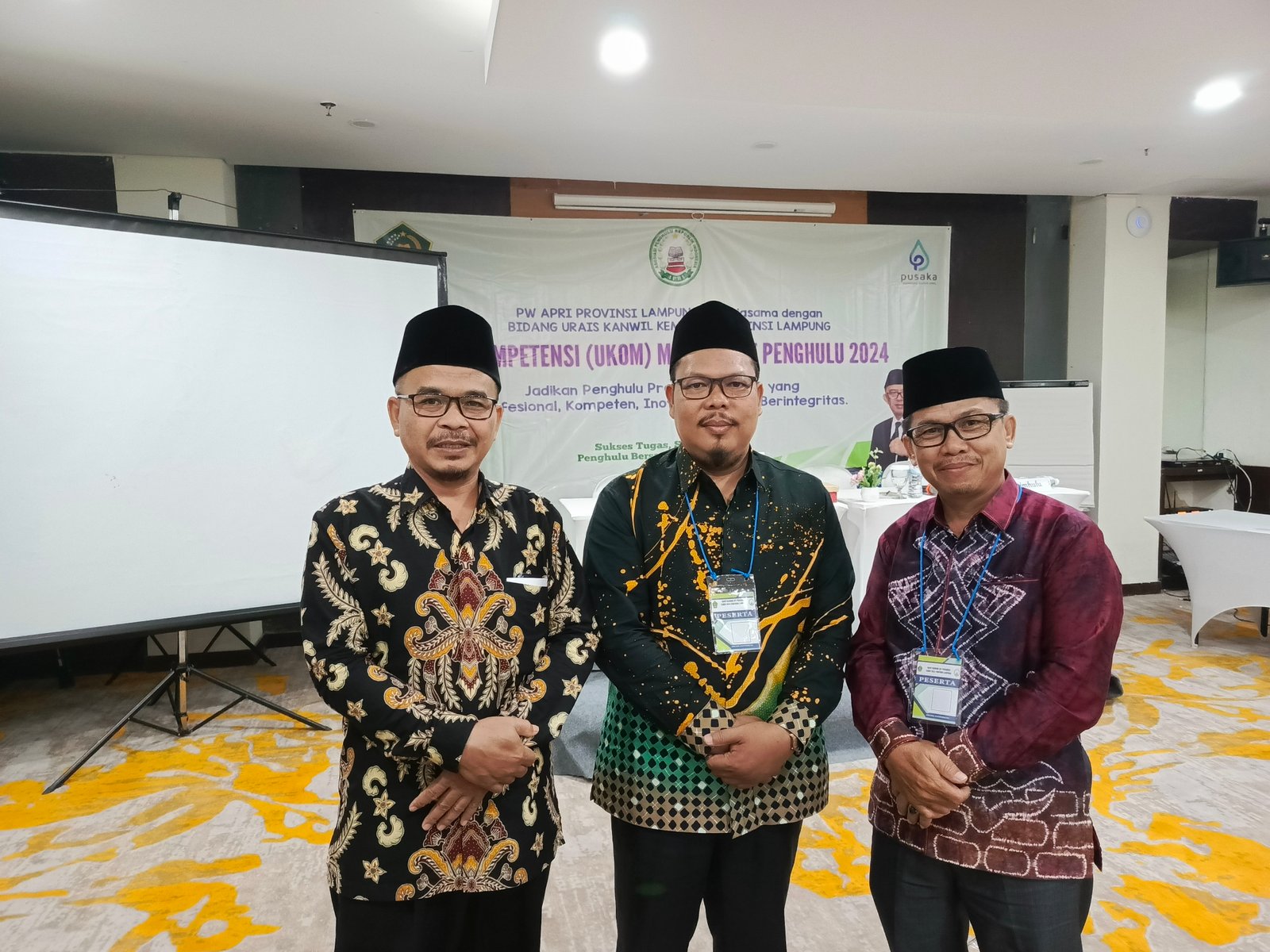 Tiga Penghulu Tubaba Ikuti Uji Kompetensi di Hotel Amalia
