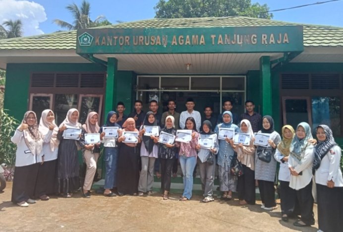 Wujudkan Keluarga Kokoh, KUA Tanjung Raja Adakan Bimwin Mandiri