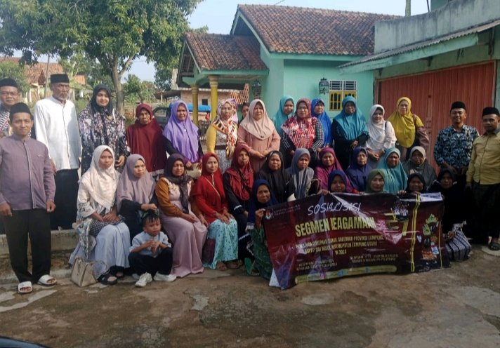 Kepala KUA Sungkai Tengah Ajak Jaga Keharmonisan pada Sosialisasi Segmen Keagamaan PILKADA Serentak 2024 
