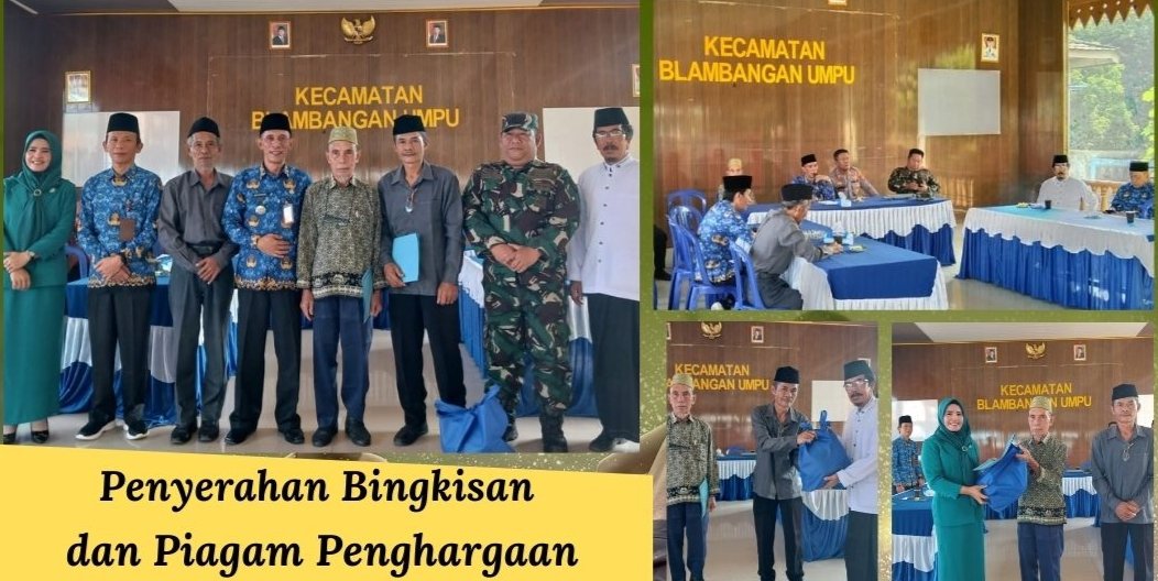 Kepala KUA Blambangan Umpu Hadiri Penyerahan Bingkisan & Penghargaan Hari Pahlawan