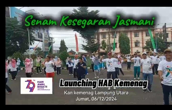 Launching HAB Kemenag, 79, Kepala KUA Se-Lampung Utara ikuti SKJ 