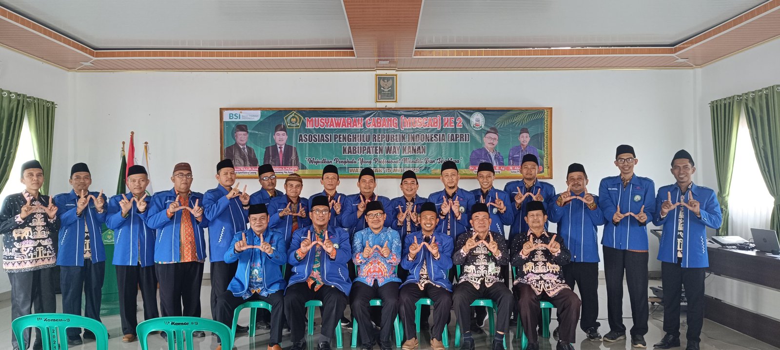 PC APRI Way Kanan Gelar Muscab ke-II di Aula Amal Bhakti Kankemenag Way Kanan