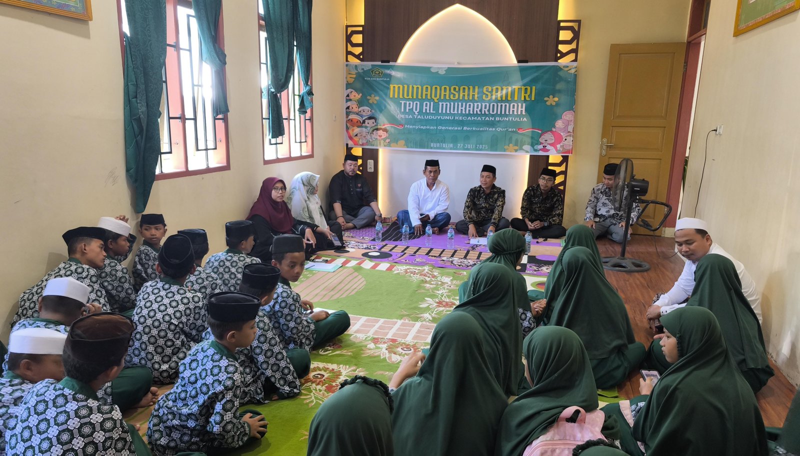 Gaung Al-Qur'an di Bumi Pohuwato: Santri TPQ Al-Mukarromah Diuji di KUA Buntulia!