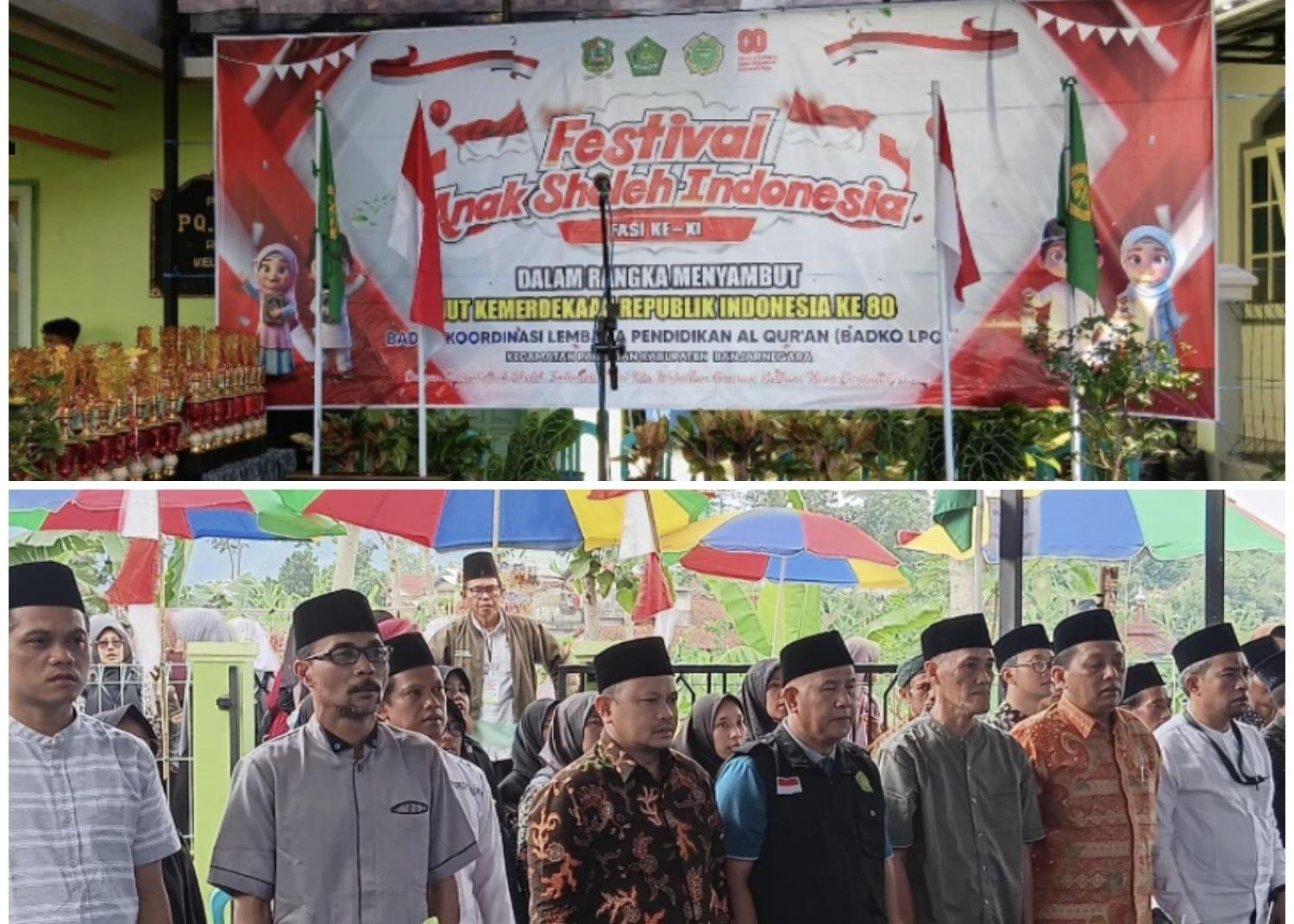 Meriahkan HUT RI 80, Kecamatan Pagentan Adakan Festival Anak Sholeh Indonesia ke-11