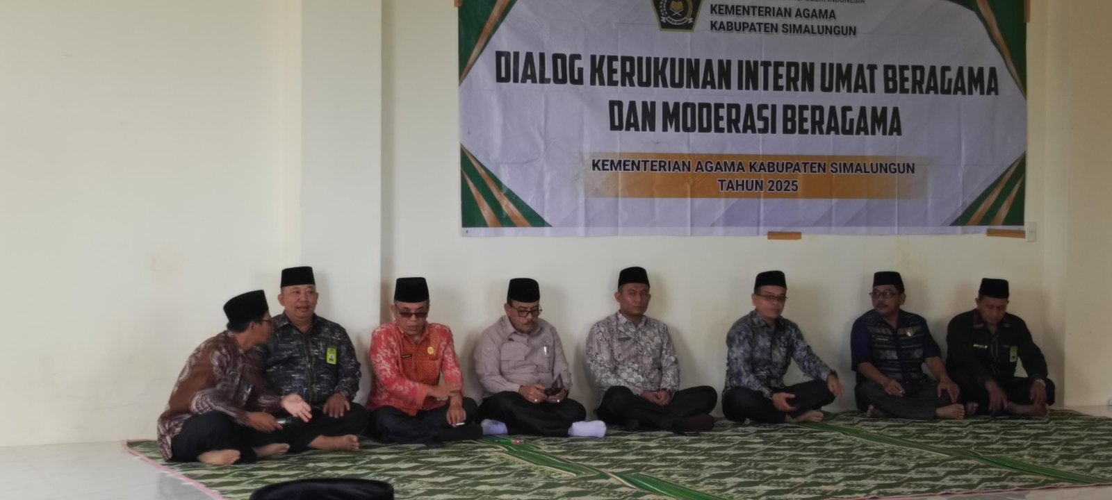 KUA Gunung Maligas Hadiri Dialog Kerukunan Intern Umat Beragama dan Moderasi Beragama