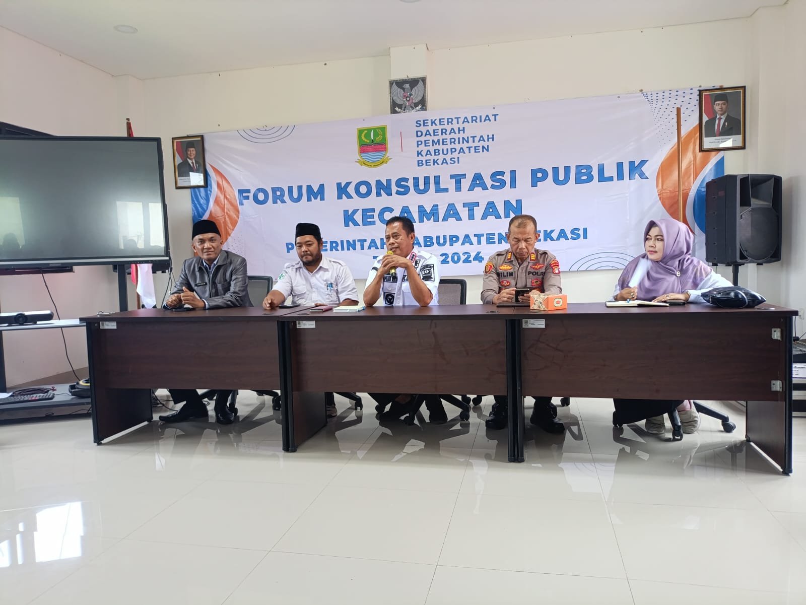 Kepala KUA Tambun Selatan Mengikuti Giat Forum Konsultasi Publik Kecamatan