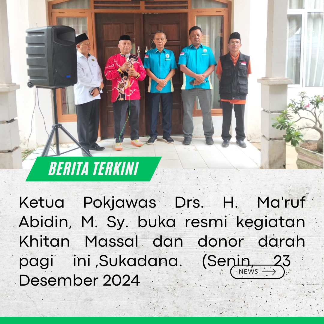 Drs. H. Ma’ruf Abidin, M.Si. Buka Resmi Khitan Massal dan Donor Darah HAB-79 Pagi Ini 