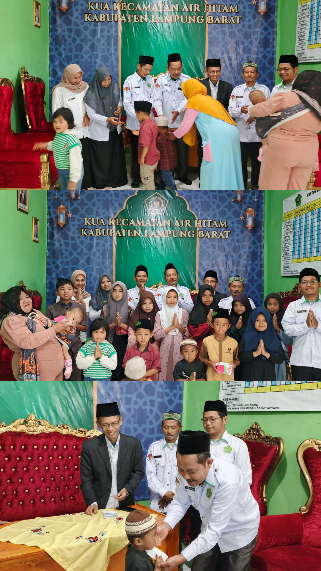 KUA Air Hitam Wujudkan Nilai Kemanusiaan dan Sosial Dalam Kegiatan Peacefull Muharram 2025