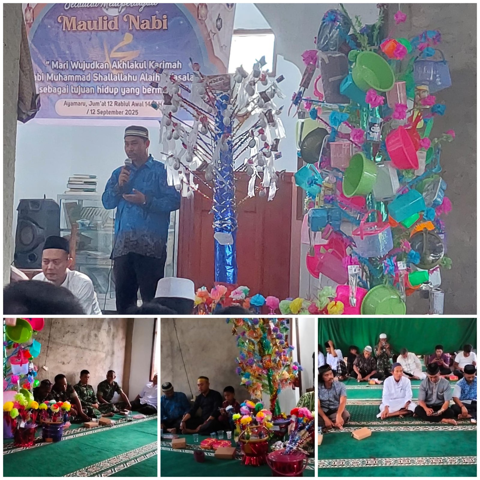 Kepala KUA Ayamaru Kab. Maybrat Papua Barat Daya Bawakan Uraian Hikmah Maulid Nabi Muhammad SAW