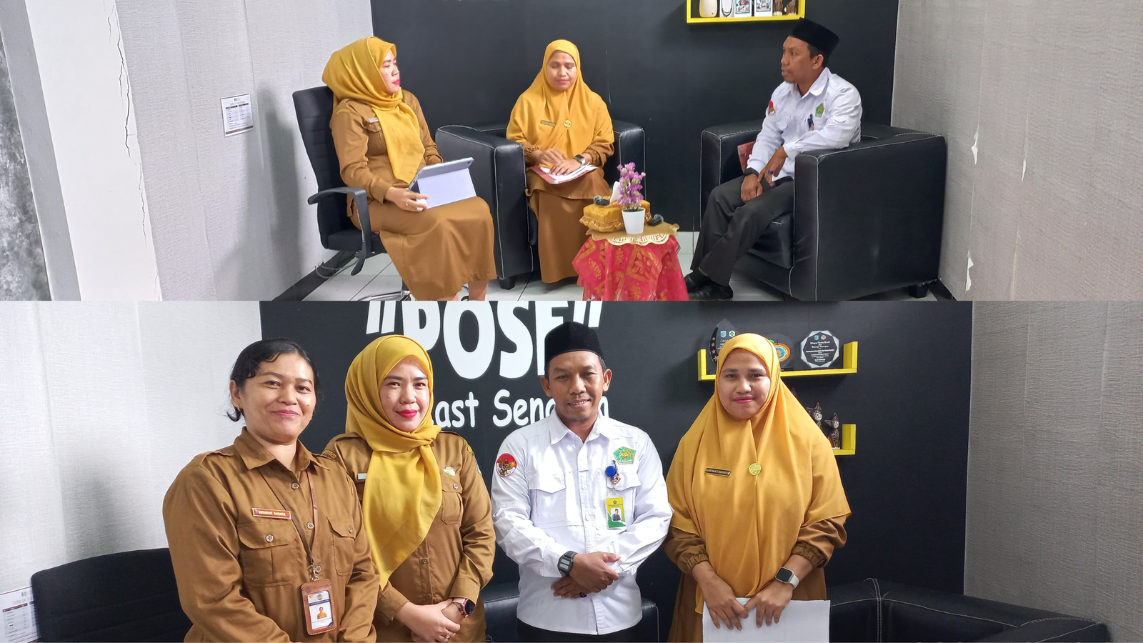 Kolaborasi Catin Sehat: Kepala KUA Tanah Grogot Jadi Narasumber Podcast Puskesmas Senaken