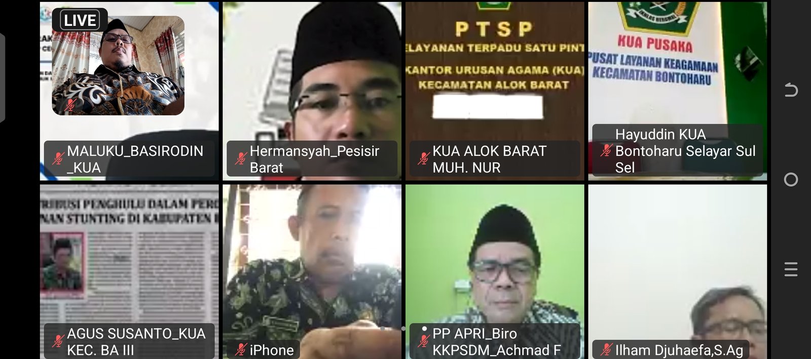Humas PC APRI Tubaba, H. Taslim Alamsyah, S.E.I., M.E., Ikuti Pelatihan Jurnalistik Online