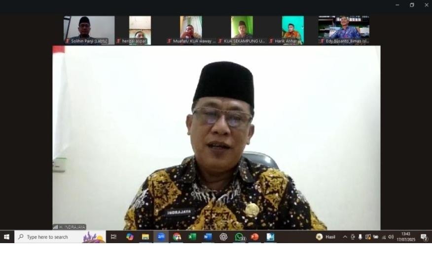 Kemenag Lampung Timur Mantapkan Persiapan Isbat Nikah Terpadu bagi 197 Pasangan