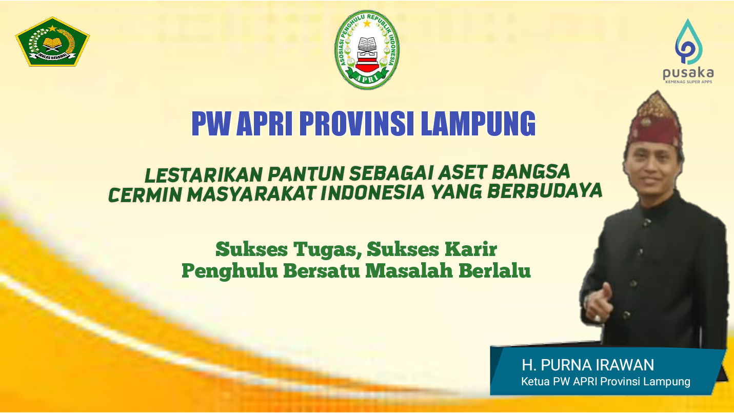 Lestarikan Pantun Sebagai Aset Bangsa, PW APRI Lampung Apresiasi Pantun Karya Penghulu Kreatif,...