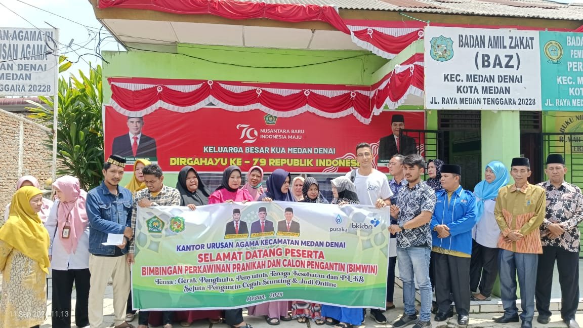 KUA MEDAN DENAI  : KICK OFF GERAK PENGHULU SEJUTA PENGANTIN ; CEGAH STUNTING
