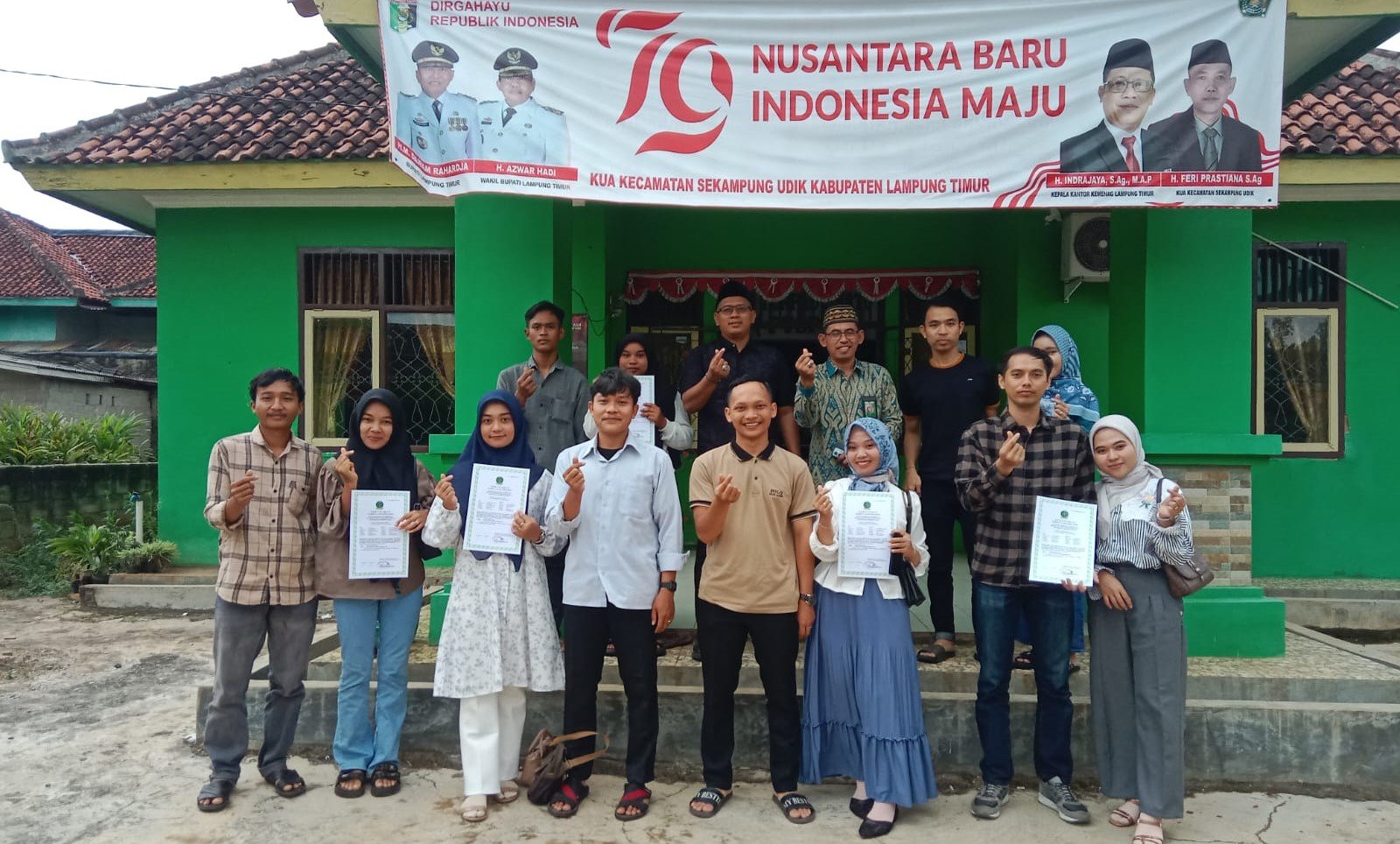 KUA Kecamatan Sekampung Udik Lampung Timur Laksanakan Kursus Calon Pengantin (Suscatin)