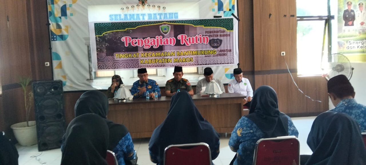 ASN KUA, Penyuluh Bantimurung ikuti Pengajian Rutin Tingkat Kecamatan 