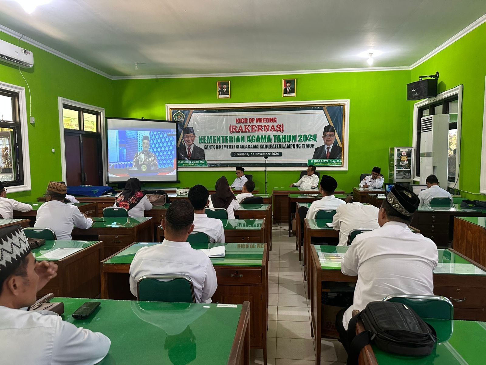 Kepala KUA Raman Utara Hadiri Kick-Off Meeting Rakernas Kemenag 2024 di MAN 1 Lampung Timur