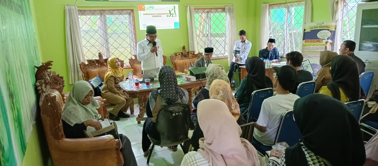 KUA Gunung Kaler Gelar Bimbingan Perkawinan Mandiri Persiapkan Keluarga Sehat Bebas Stunting