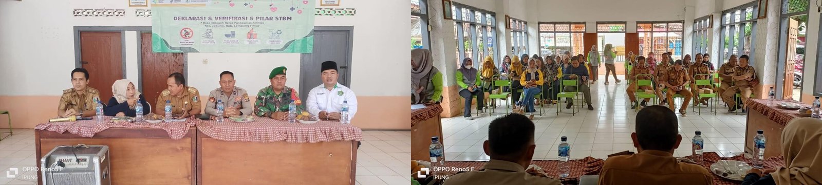 Nur Hidayat, Penyuluh Agama Islam Fungsional Jabung Ikuti Deklarasi dan Verifikasi 5 Pilar STBM di Puskesmas Adirejo