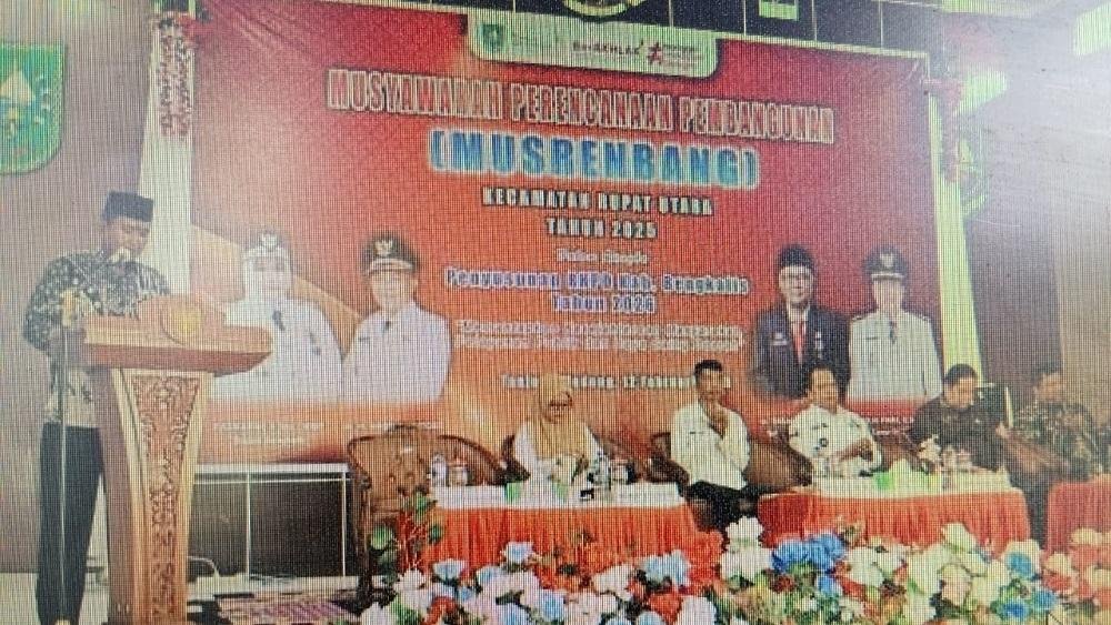 Kepala KUA Rupat Utara Pimpin Doa Kegiatan Musrembang Tahun 2025
