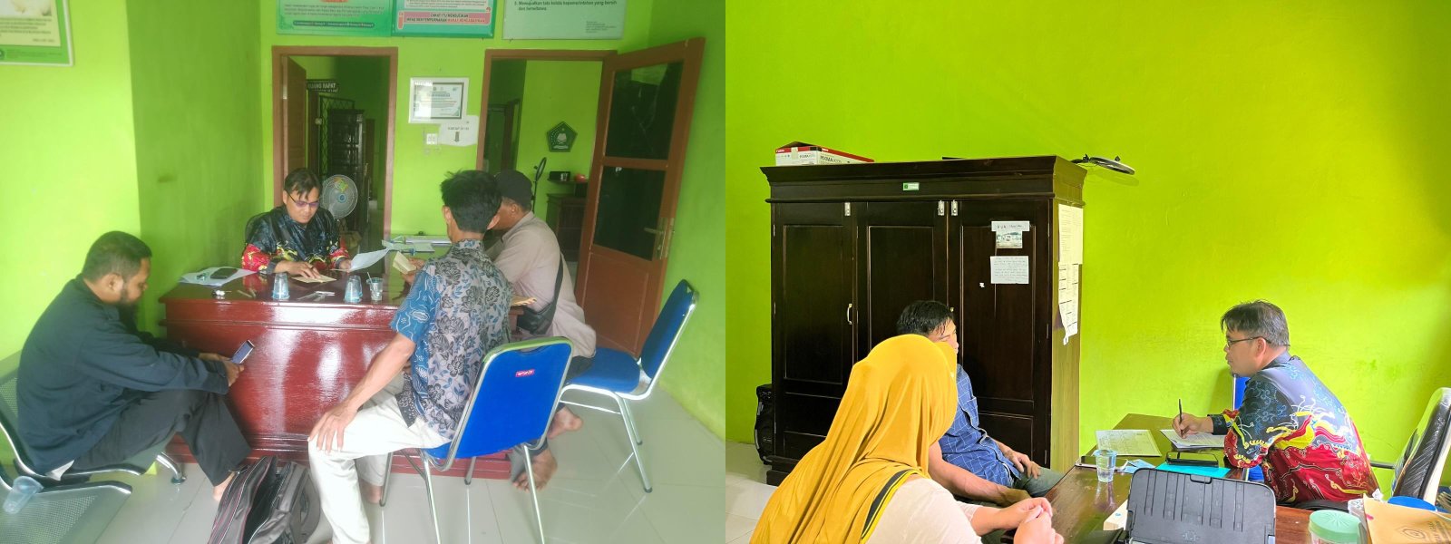 KUA Jabung Terima dan Verifikasi Pengajuan Data Isbat Nikah Terpadu Kecamatan Jabung