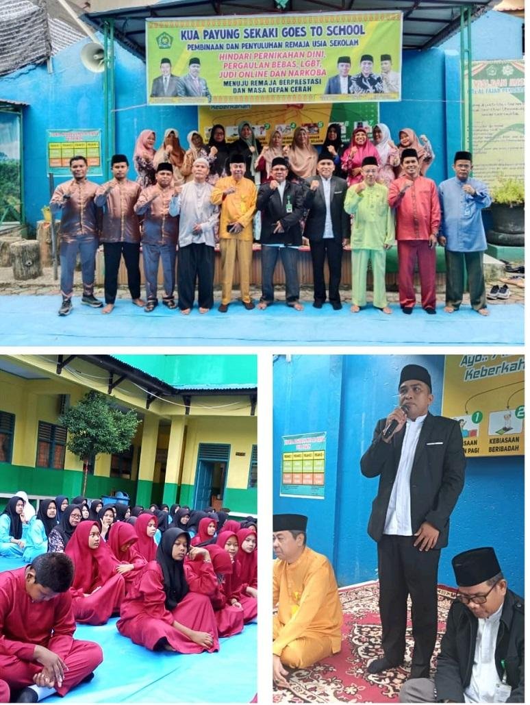 Ka. KUA Payung Payung Sekaki Laksanakan “Program KUA Goes To School”.