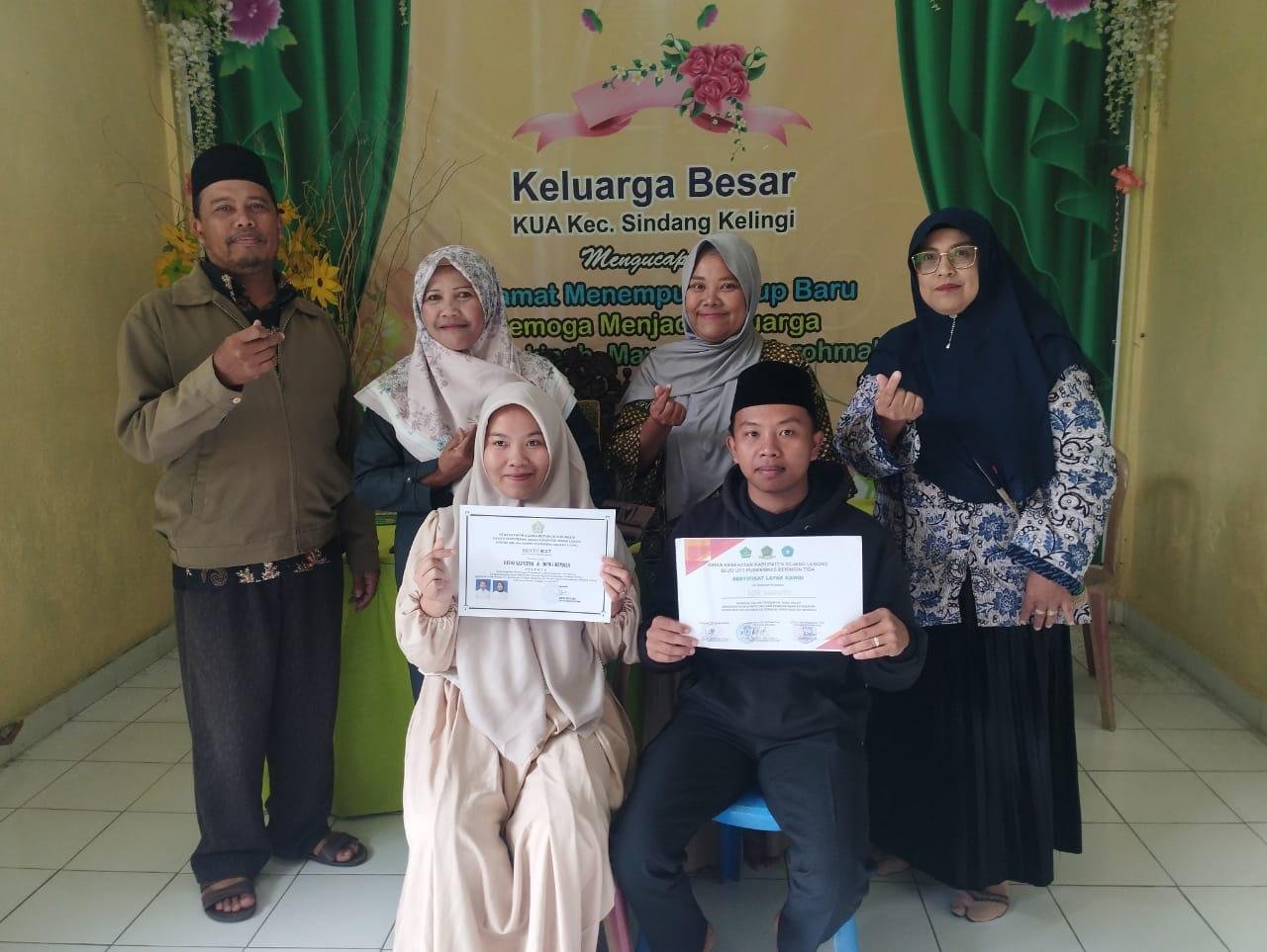 KUA Sindang Kelingi Gelar Bimbingan Perkawinan