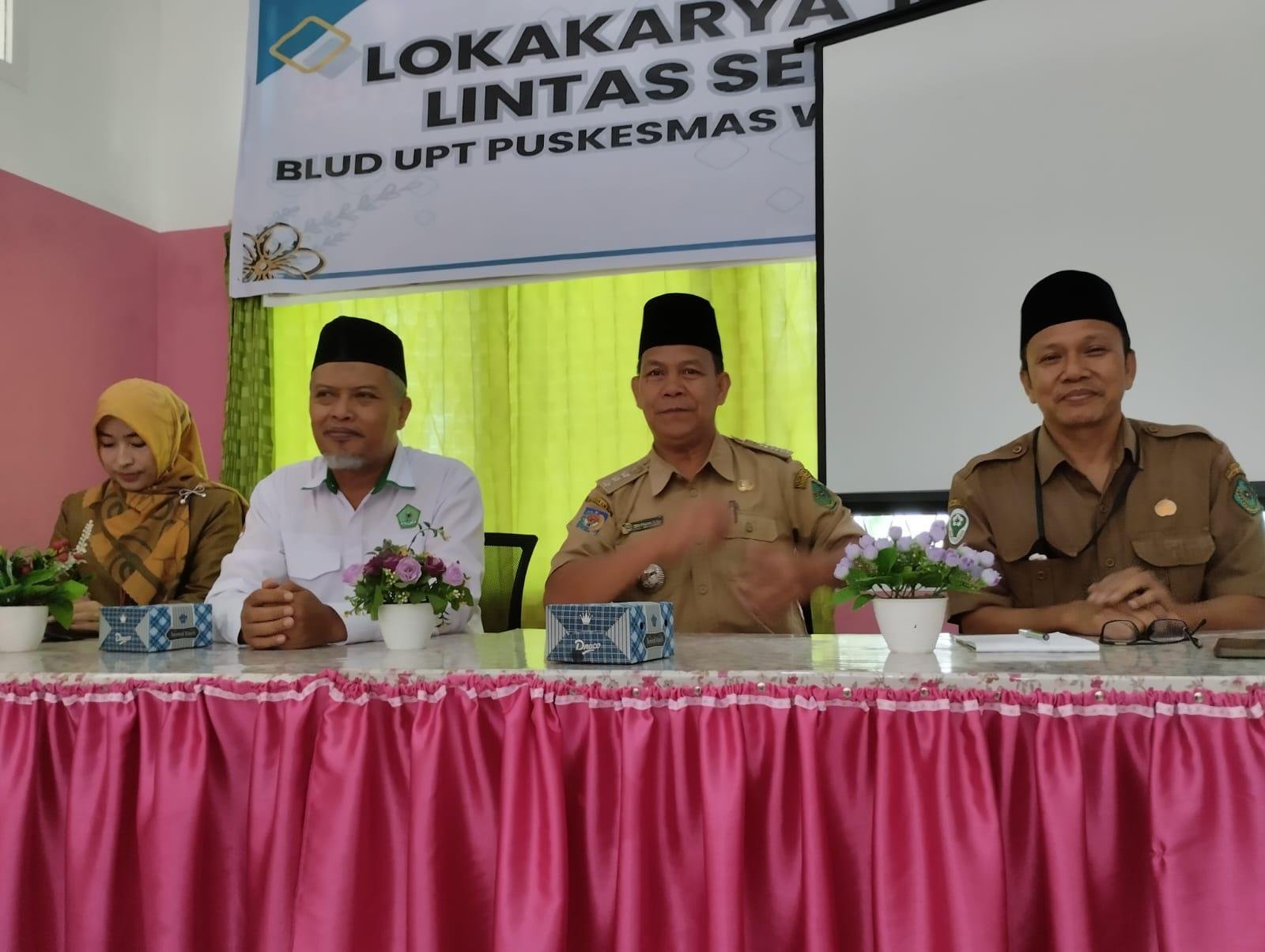 Kepala KUA Curup Selatan Dukung Lokakarya Mini Lintas Sektor di Puskesmas Watas Marga