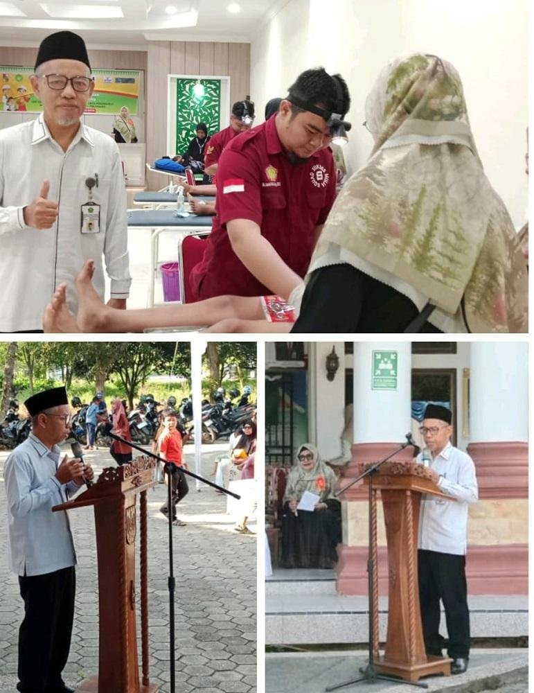 Penghulu KUA Payung Sekaki Baca Do’a Pembukaan Sunat Massal