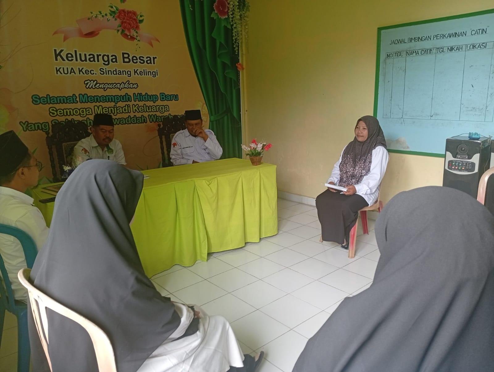 KUA Sindang Kelingi Gelar Rapat Bersama Penyuluh dan Stakeholder Kecamatan, Bahas Safari Jumat dan Sosialisasi Layanan Nikah