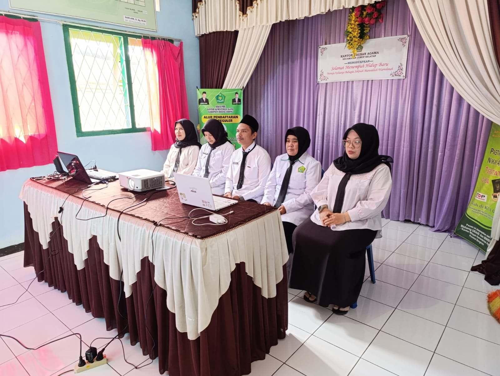 Meskipun Virtual, PPPK KUA Curup Selatan Antusias dalam Pembukaan Latsar CPNS dan Orientasi PPPK Tahun 2025