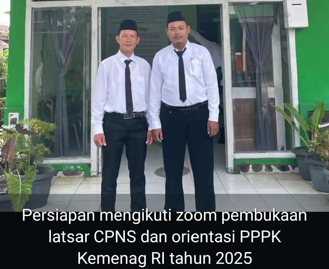 PPPK KUA Kecamatan Sindang Beliti Ilir Ikuti Pembukaan Latsar CPNS dan Orientasi PPPK Kemenag