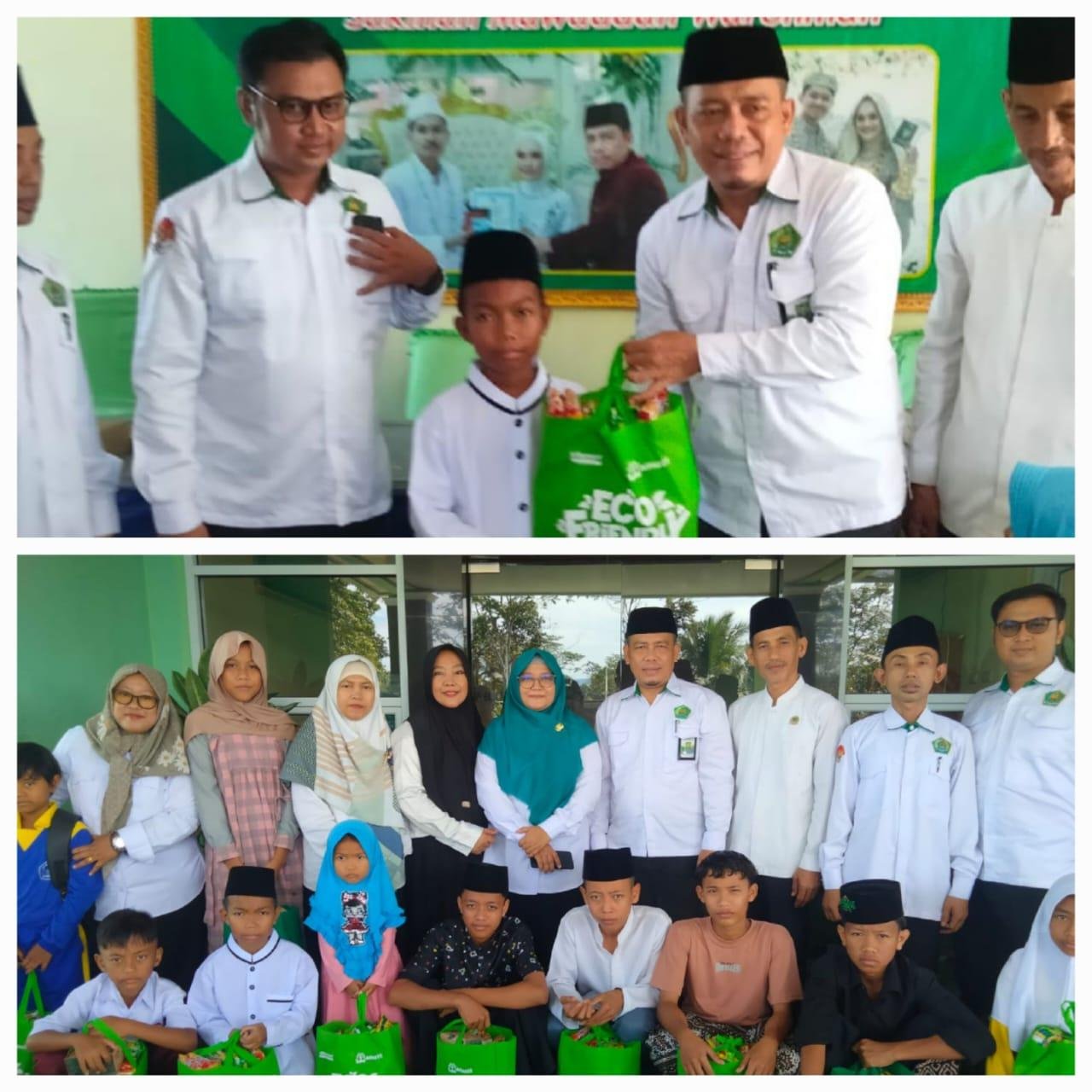 Peaceful Muharam, KUA Kecamatan Pagelaran Santuni Anak Yatim dan Dhuafa 