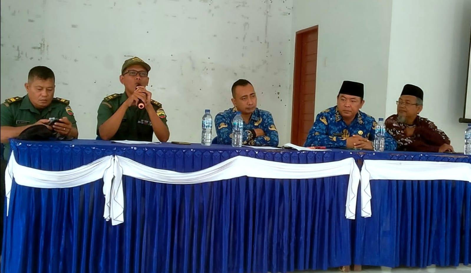 Kepala KUA Kec. Biru Biru Hadiri Rapat Koordinasi Persiapan Pelaksanaan Perayaan HUT RI ke 80