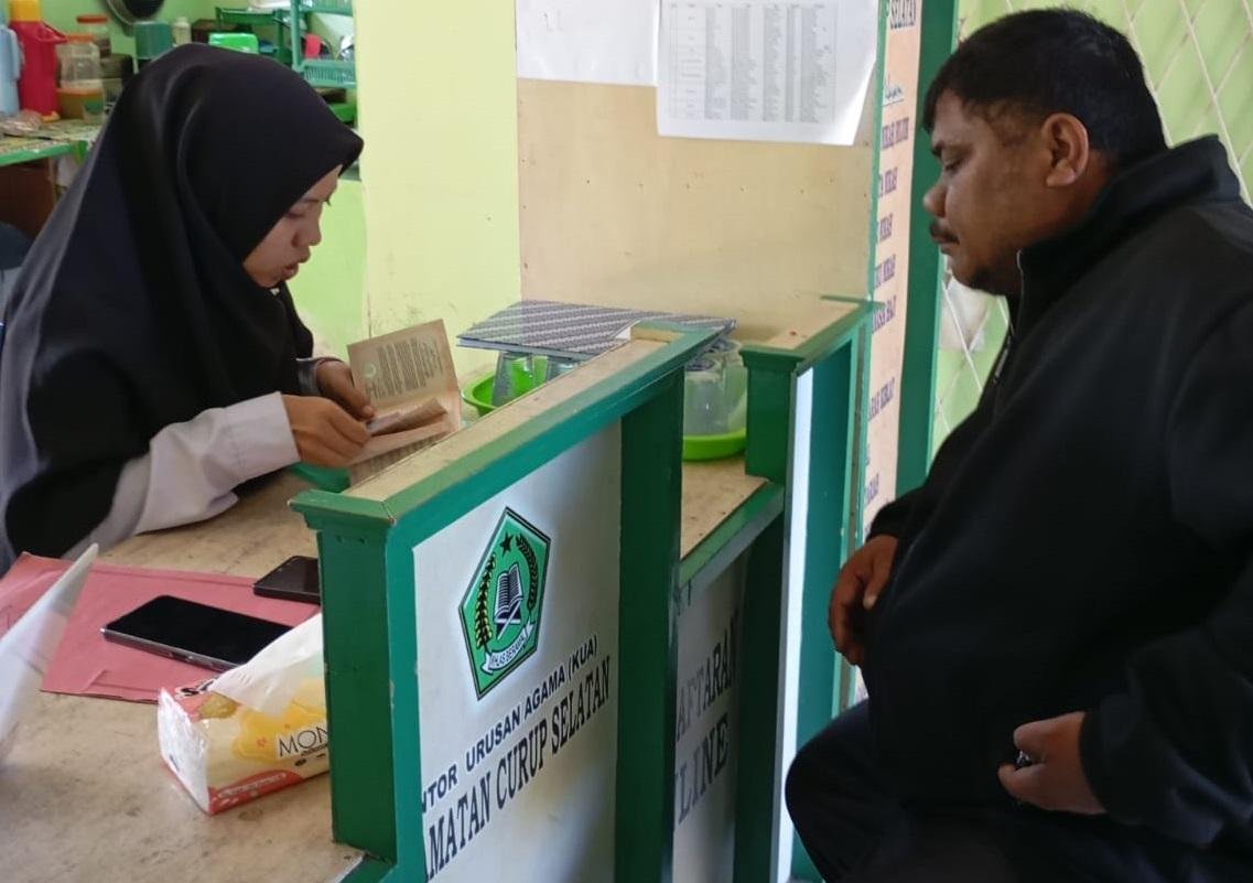 Pastikan Keaslian Dokumen, KUA Curup Selatan Perketat Proses Legalisir Buku Nikah