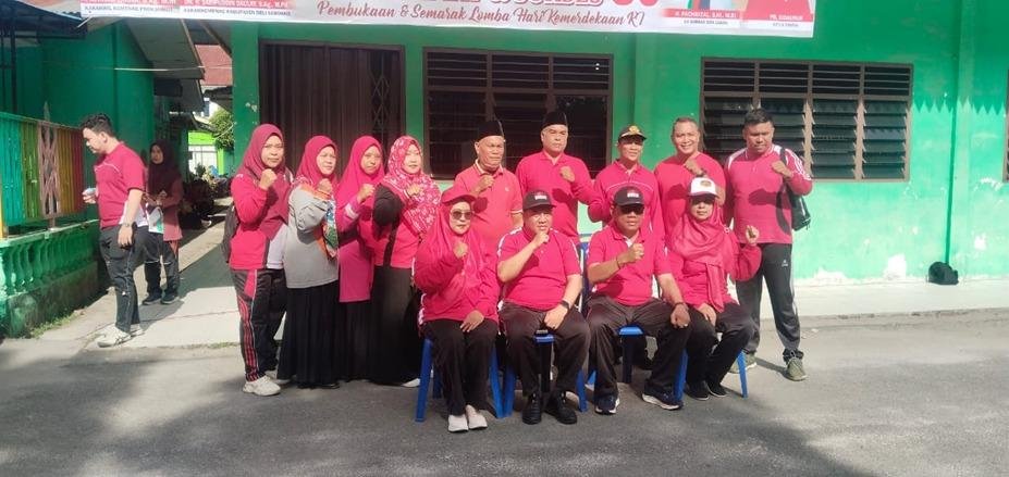 KUA Kecamatan STM Hilir Ikut Serta Pekan Olah Raga HUT RI Ke-80 di Kemenag Deli Serdang